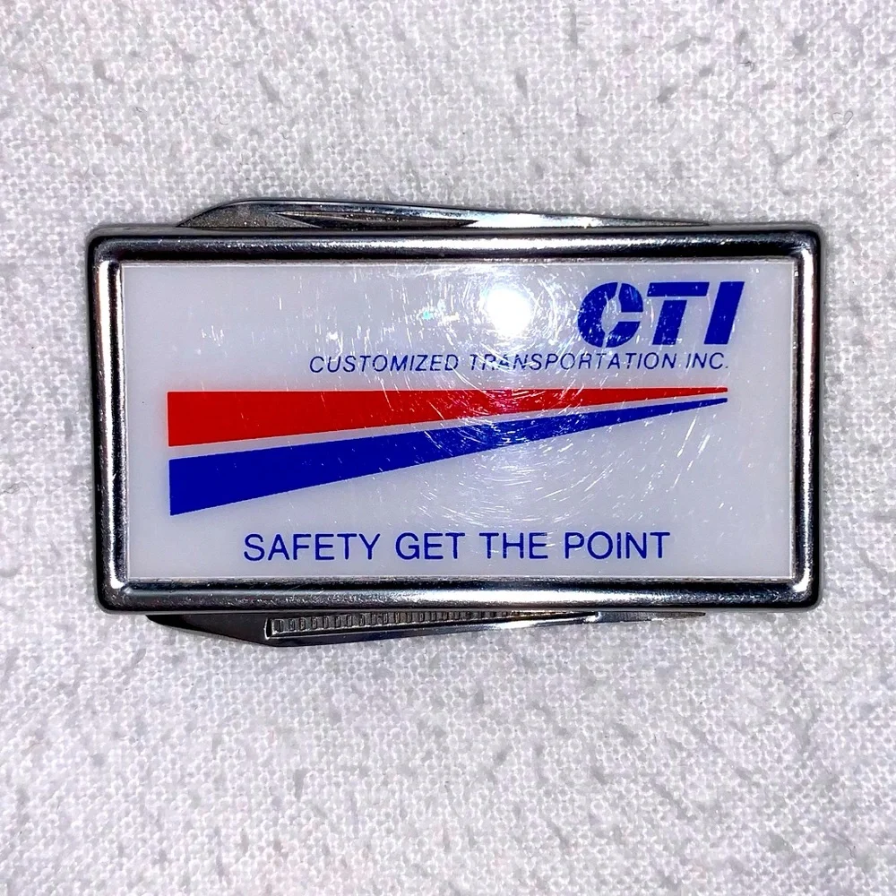 *RARE* Vintage Promotional Money Clip Barlow B60 Stainless Steel Tool CTI Men’s